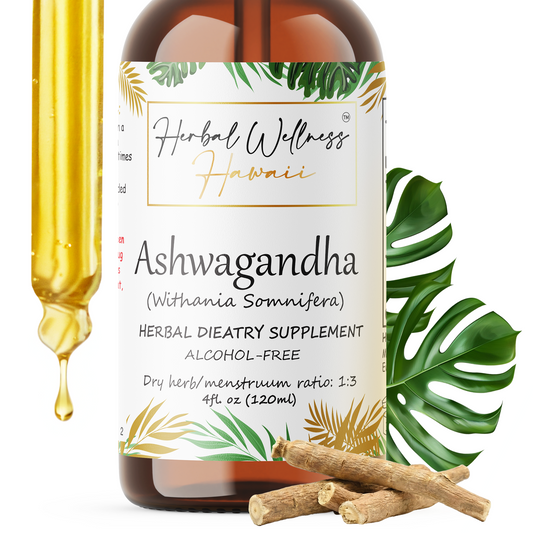 Ashwagandha Tincture Alcohol-Free – Herbal Extract Drops for Stress Balance & Daily Support