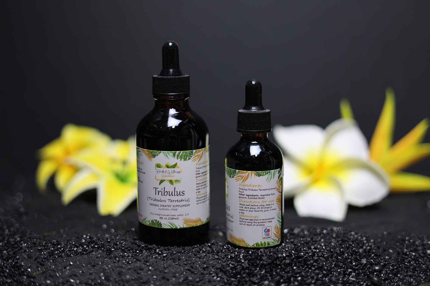 Tribulus Liquid Drops Alcohol-Free β Men's Vitality & Stamina, Tribulus Terrestris