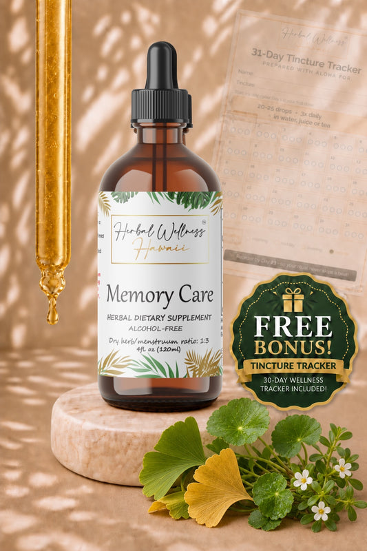 Memory Care Liquid Drops Alcohol-Free – Brahmi, Ginkgo & Gotu Kola Brain Blend