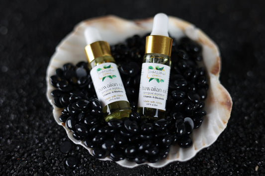 WAXING KIT Black Coral Wax Beans 2.2Lb+Hawaiian Pre/Post Waxing Oil and Hawaiian Ingrown Hair Serum Two bottles 4 oz