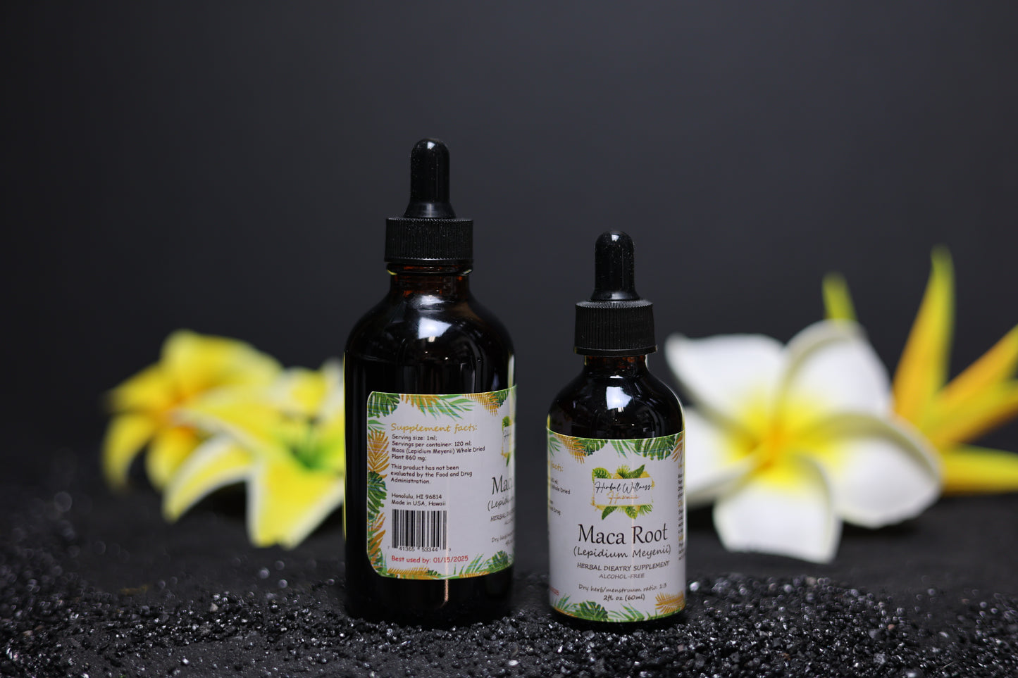 Maca (Lepidium Meyenii) Whole Dried Plant Alcohol-Free Liquid Extract