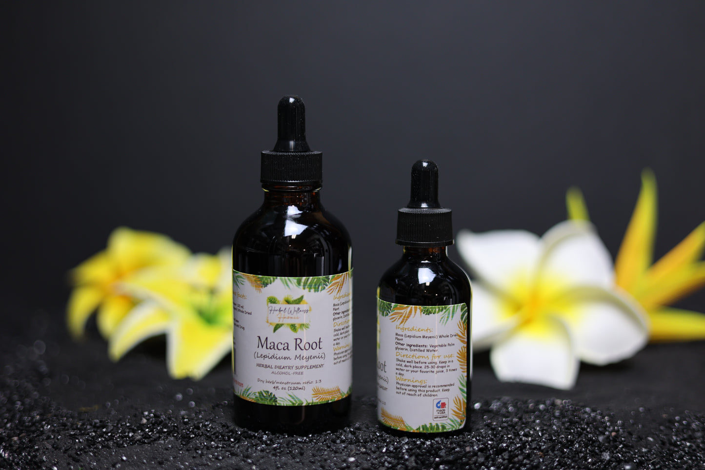 Maca (Lepidium Meyenii) Whole Dried Plant Alcohol-Free Liquid Extract