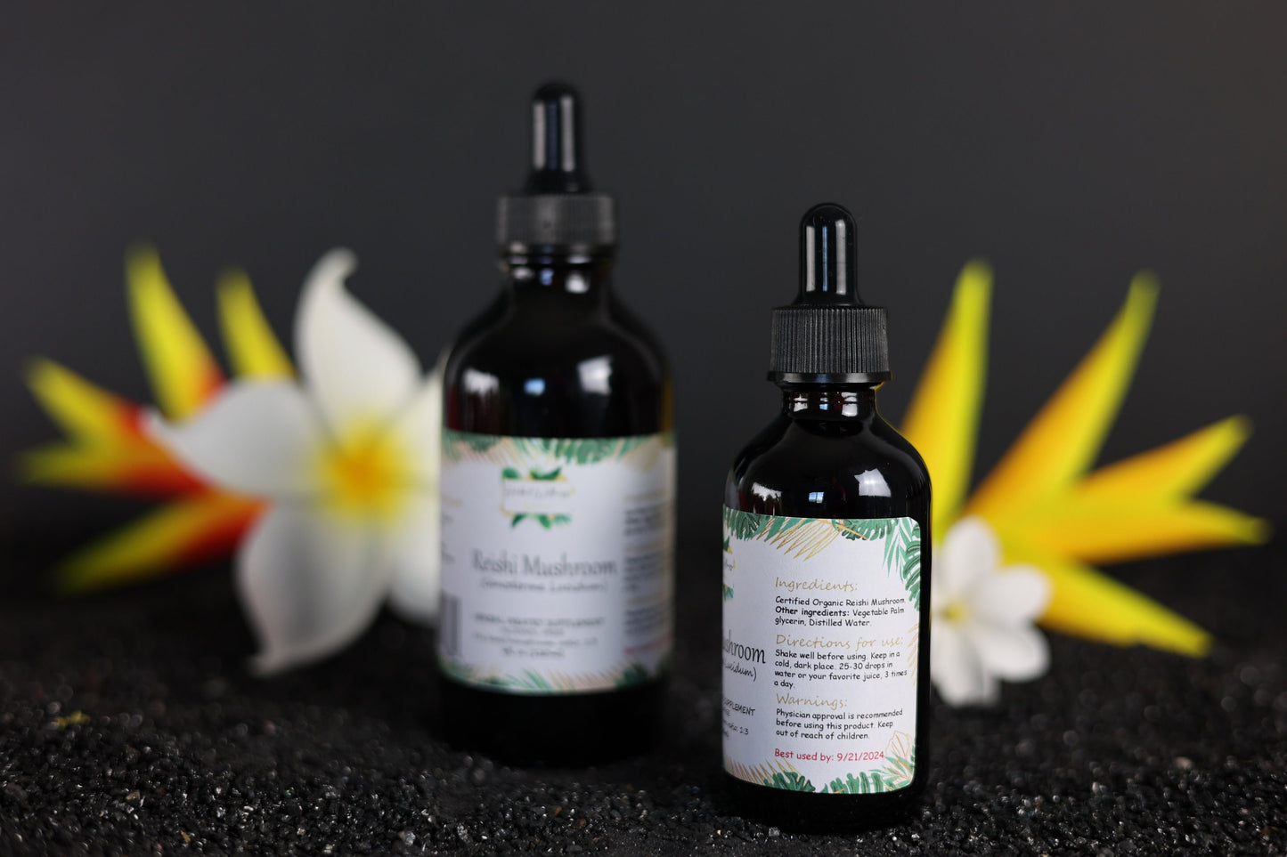 Reishi Mushroom Alcohol-Free (Ganoderma Lucidum) Dried Mushroom Tonic of Emperors