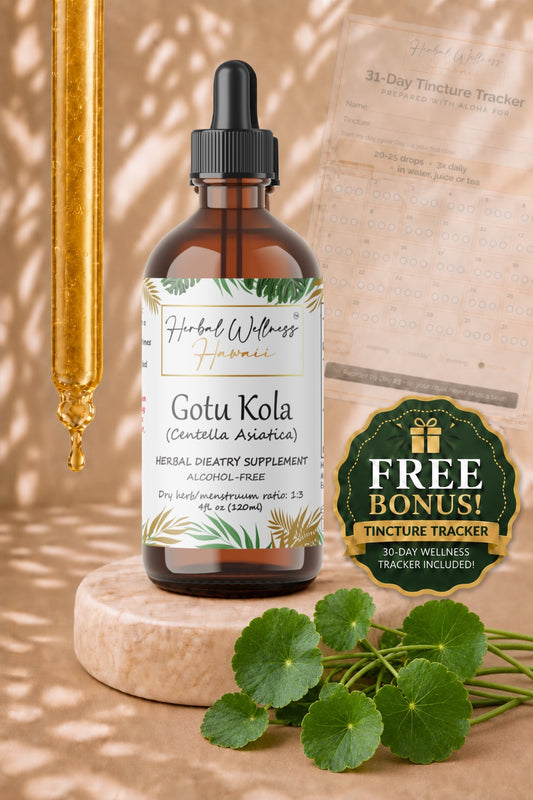 Gotu Kola Liquid Drops Alcohol-Free – Memory & Focus Support, Centella Asiatica Leaf