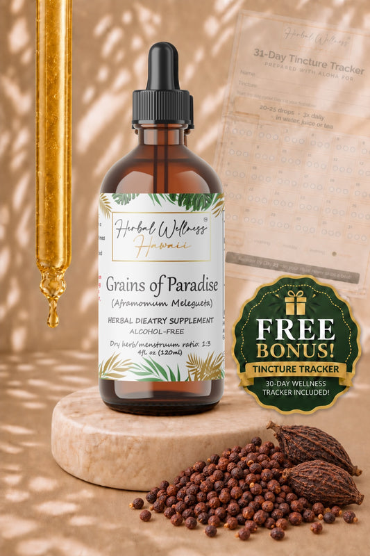 Grains of Paradise Liquid Drops Alcohol-Free – Digestive Support, Aframomum Melegueta Seed