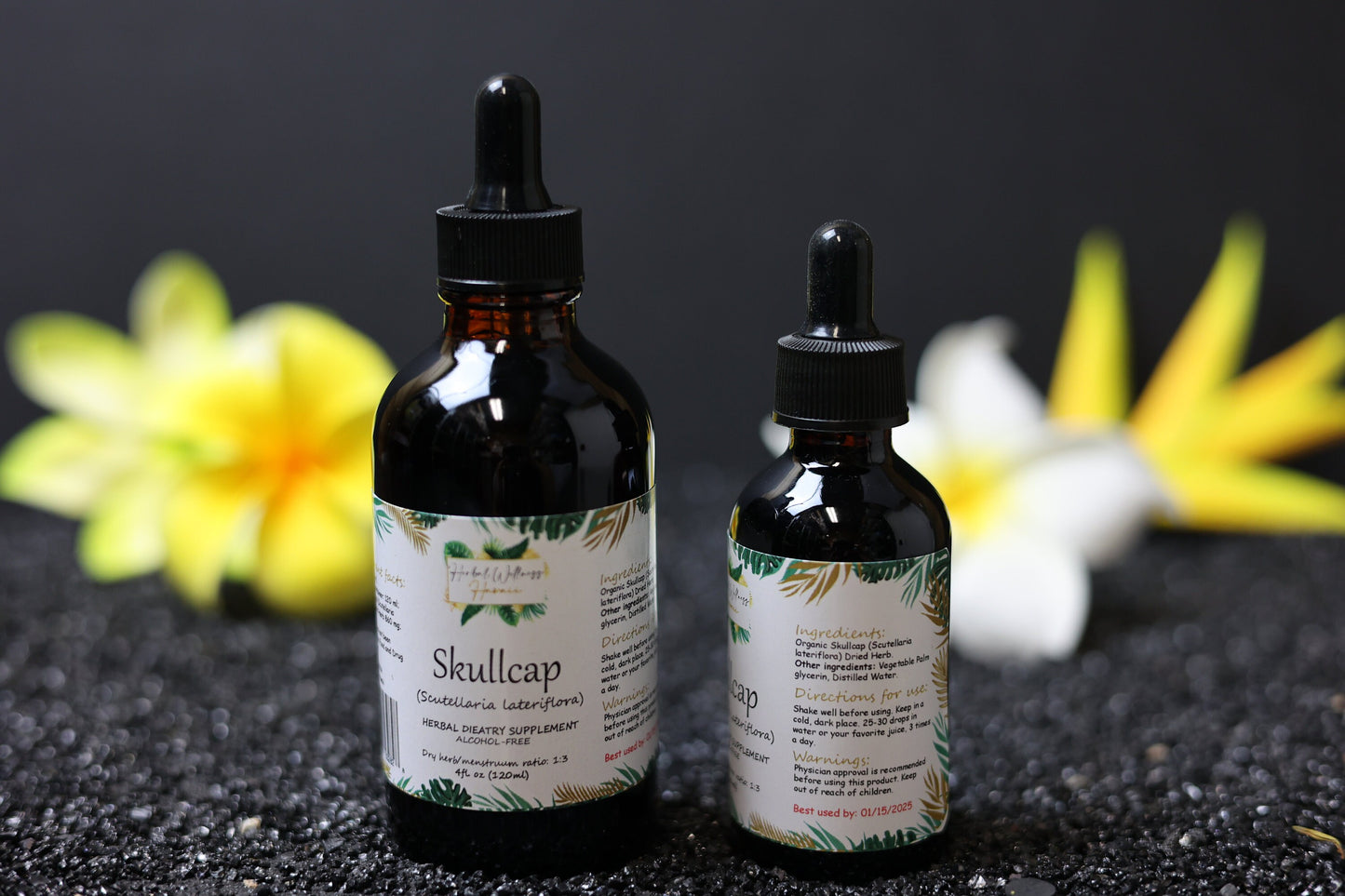 Skullcap Liquid Drops Alcohol-Free – Calm & Relaxation Support, Scutellaria Lateriflora Herb