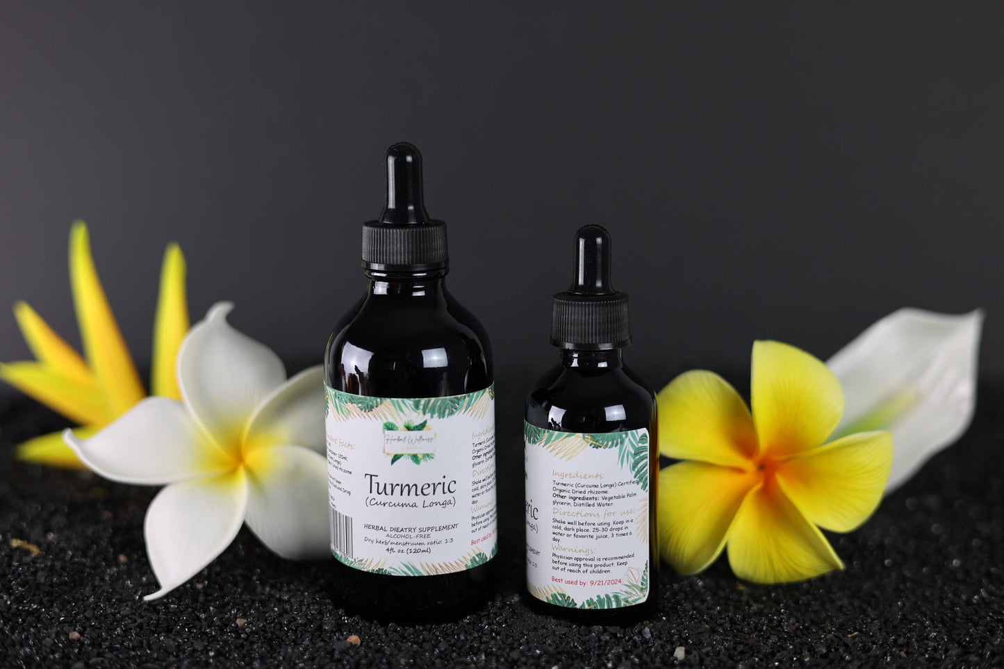 Turmeric Liquid Drops Alcohol-Free – Joint & Digestive Support, Curcuma Longa Root