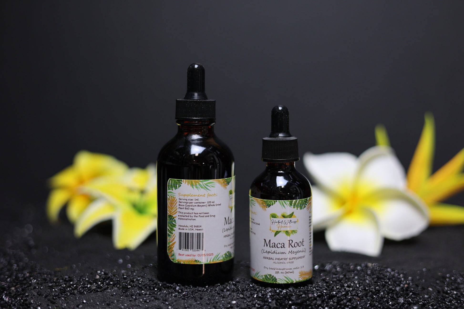 Maca Liquid Drops Alcohol-Free – Energy, Stamina & Vitality, Lepidium Meyenii