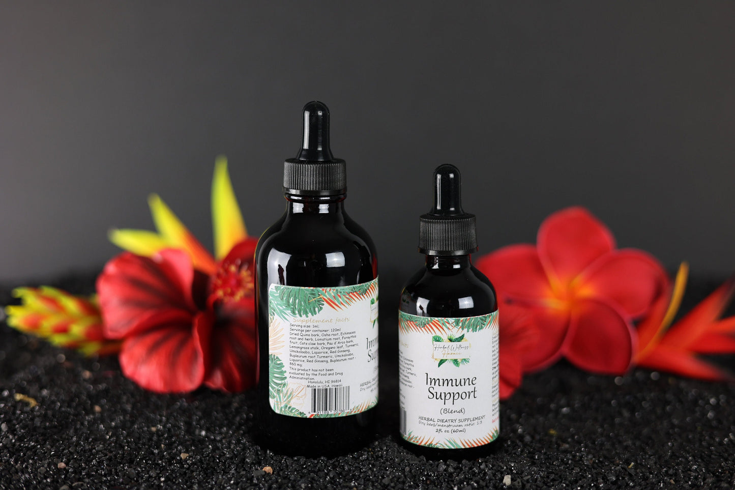 Immune support blend alcohol-based liquid extract