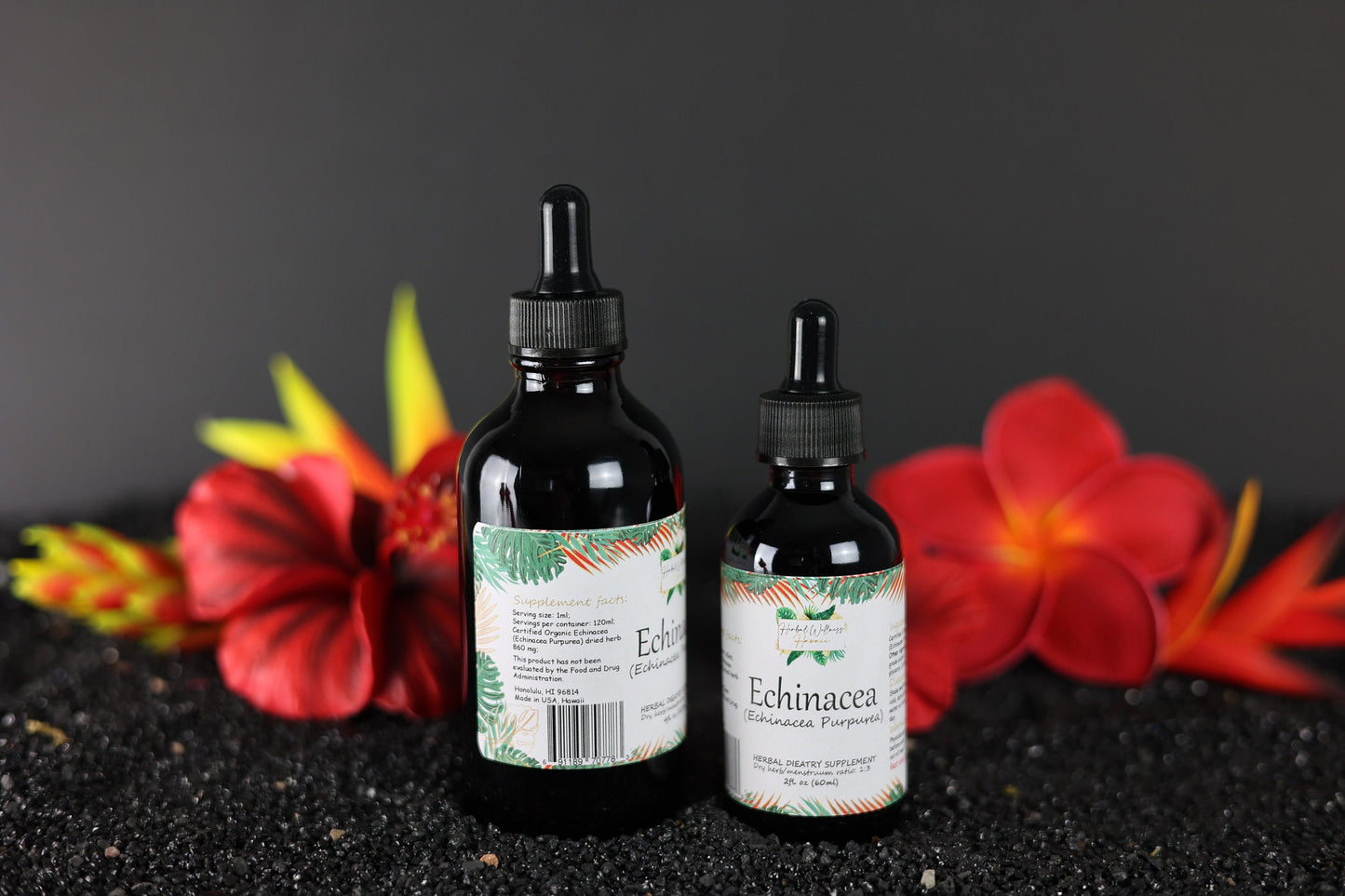 Echinacea (echinacea purpurea) alcohol-based tincture.