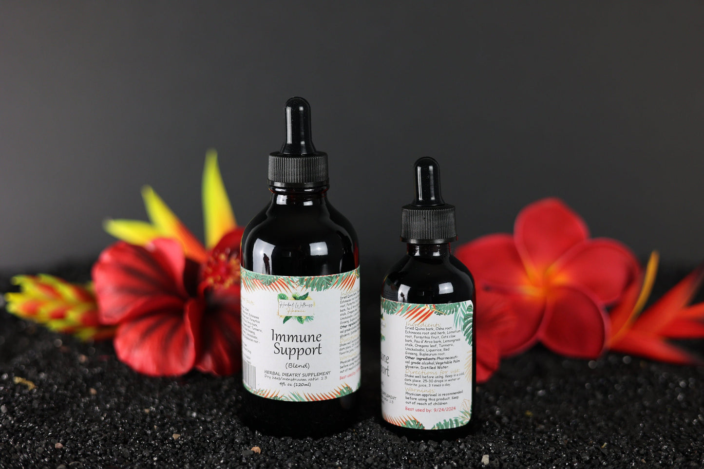 Immune support blend alcohol-based liquid extract