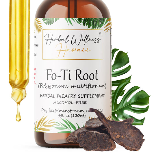 Fo-Ti Root Tincture Alcohol-Free Herbal Supplement (Polygonum multiflorum)