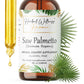 Saw Palmetto Liquid Drops Alcohol-Free – Hair & Prostate Support, Serenoa Repens Berry