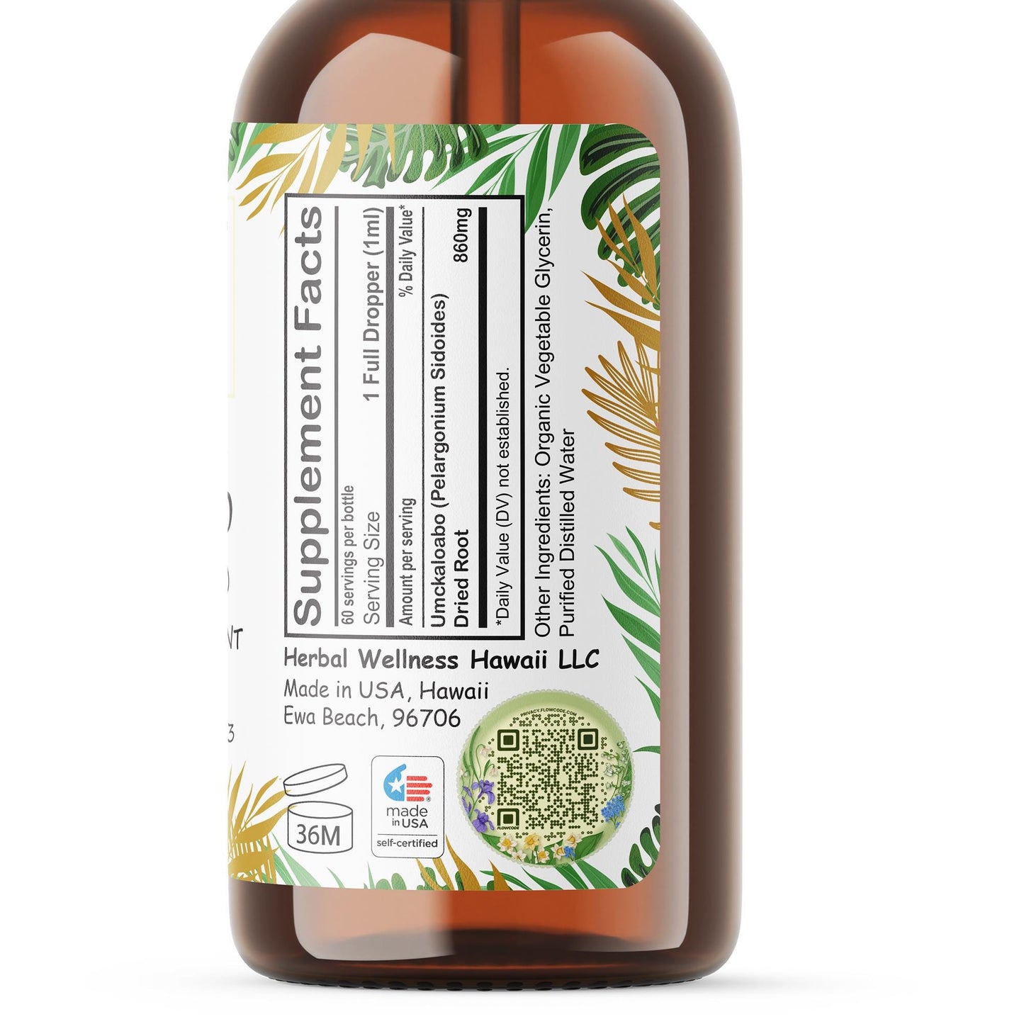 Shatavari Tincture Alcohol-Free – Organic Asparagus Racemosus Liquid Drops, Herbal Extract, 2 oz & 4 oz, Bulk