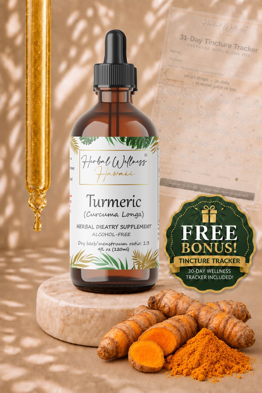 Turmeric Liquid Drops Alcohol-Free – Joint & Digestive Support, Curcuma Longa Root
