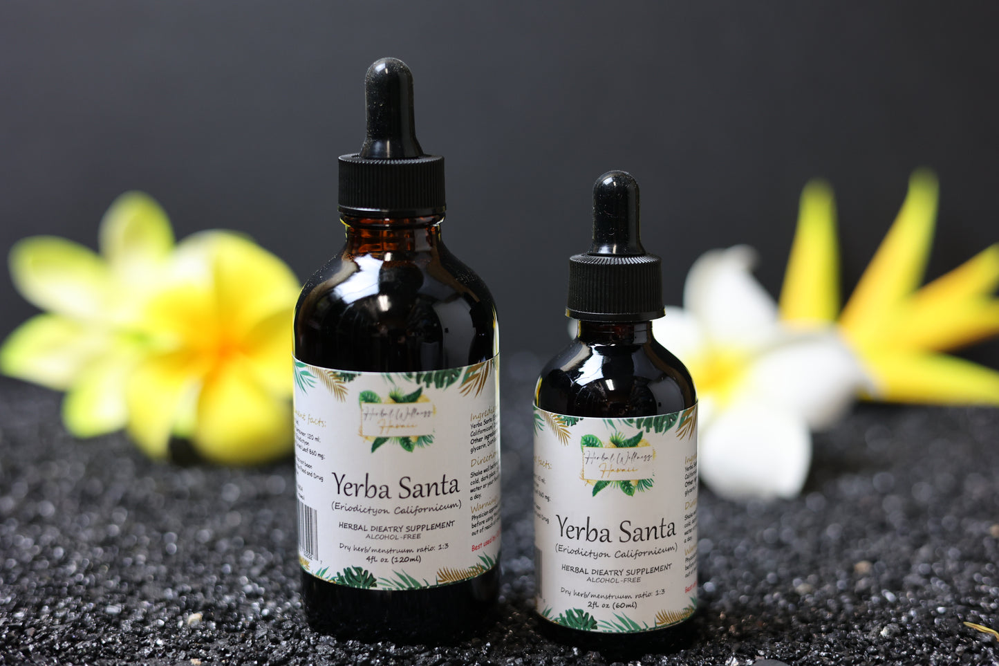 Yerba Santa (Eriodictyon Californicum) Dried Leaf Alcohol-Free Tincture