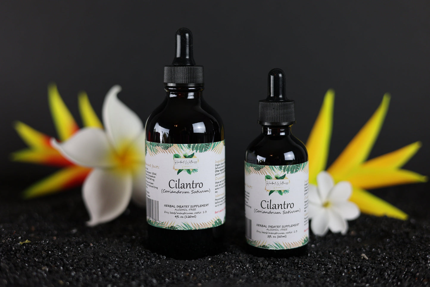 Cilantro (Coriandrum Sativum) Dried Leaf  Alcohol-FREE Liquid Extract