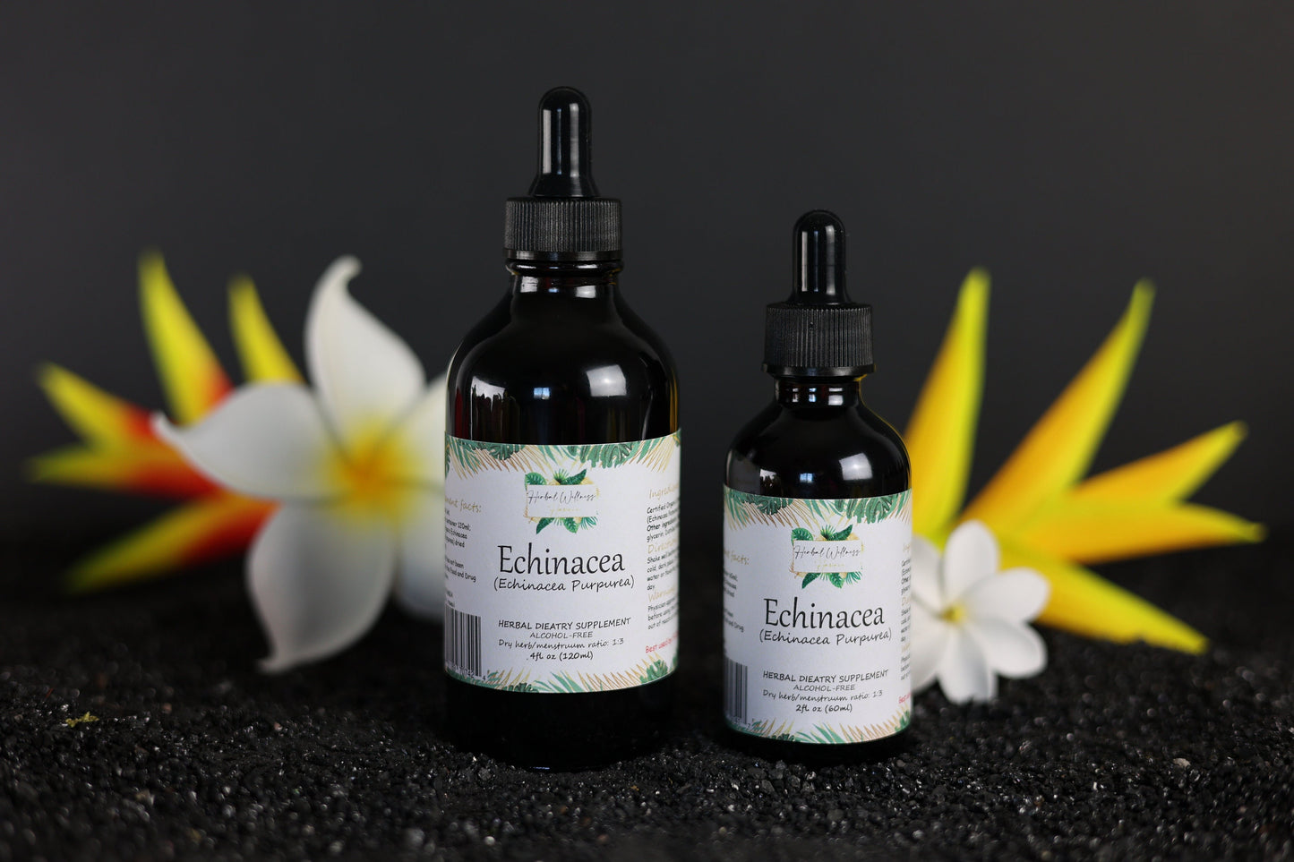 Organic Echinacea Alcohol-Free (Echinacea Purpurea) Dried Herb Tincture